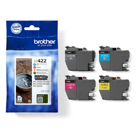 Cartucho de tinta original Brother LC422 Pack 4 · LC422VAL