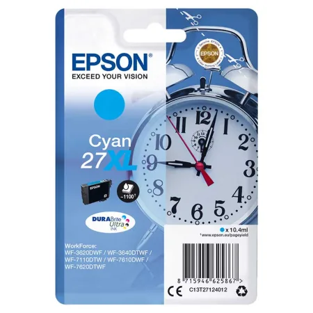Cartucho de tinta original Epson T2712 27XL cian · C13T27124012