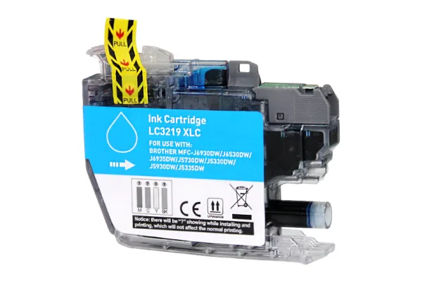 Cartucho de tinta compatible Brother LC3219XL cian · LC3219XLC