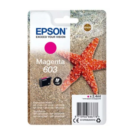 Cartucho de tinta original Epson 603 magenta · C13T03U34010
