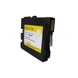 Cartucho de tinta compatible Ricoh GC21Y amarillo · 405535