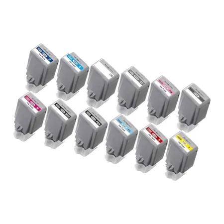 Pack 12 cartuchos de tinta compatibles Canon PFI1000