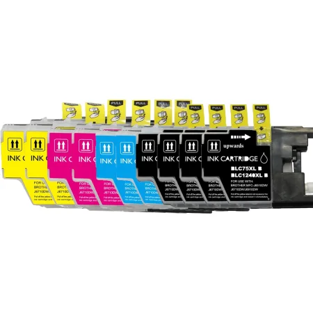 Cartucho de tinta compatible Brother Pack 10 x LC1240 · PACK10-LC1240
