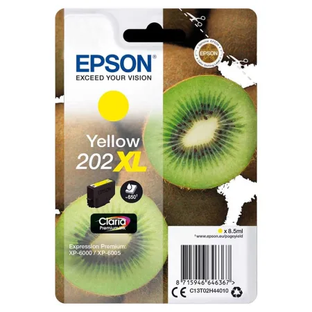 Cartucho de tinta original Epson 202XL amarillo · C13T02H44010