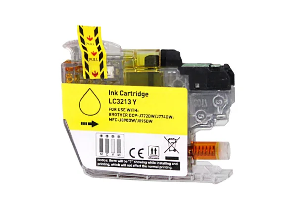 Cartucho de tinta compatible Brother LC3213 / LC3211 XL amarillo