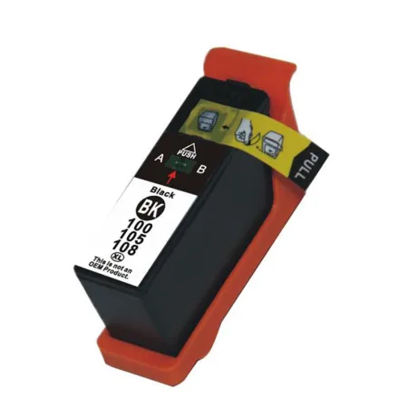 Cartucho de tinta compatible Lexmark 100XL negro