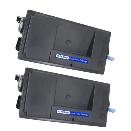 Pack 2 tóner compatibles Kyocera TK-3190 negro