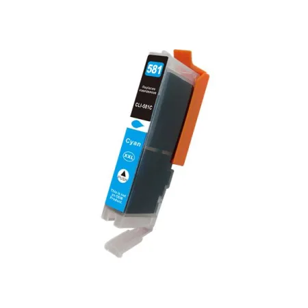 Cartucho de tinta compatible Canon CLI-581 XXL cian · 1995C001/CLI581C