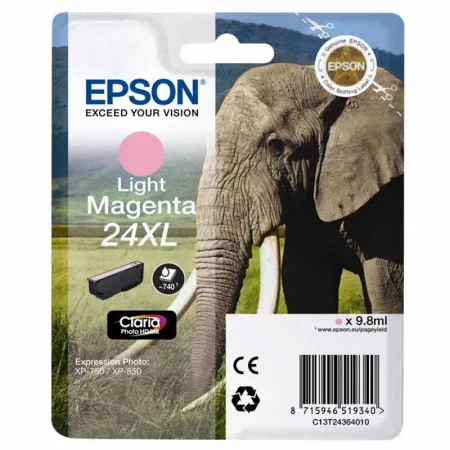 Cartucho de tinta original Epson T2436 Light (24XL) light magenta