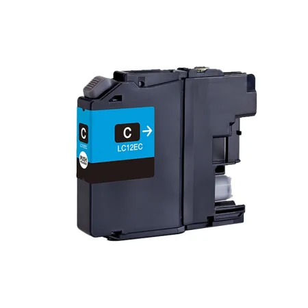 Cartucho de tinta compatible Brother LC12E cian · BI-LC12EXLC