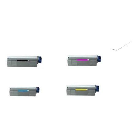 Pack 4 tóner compatibles OKI C5850 / C5950 / MC560 amarillo, magenta, negro y cian