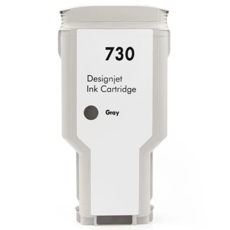 Cartucho de tinta compatible HP 730XL gris · P2V72A/P2V66A
