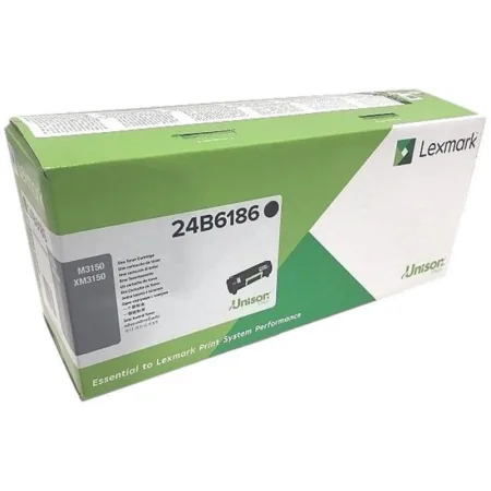 Tóner original Lexmark M3150 / XM3150 negro · 24B6186