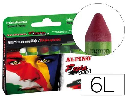 ALPINO Barra maquillaje Sport 6 colores