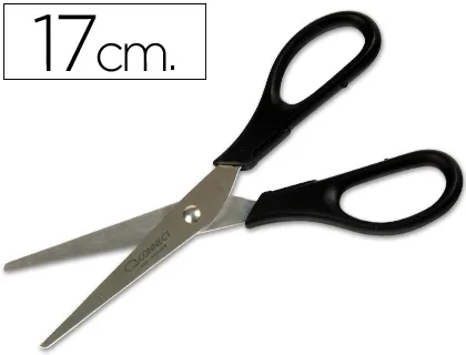 Tijeras oficina Q-Connect inoxidable 7" 17 CM