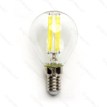 Bombilla de Filamento LED E14 G45 4W Luz Fría 6500K