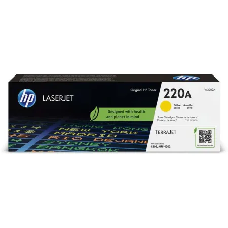 Tóner original HP W2202A amarillo