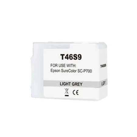Cartucho de tinta compatible Epson T46S9 Light gris light · C13T46S900