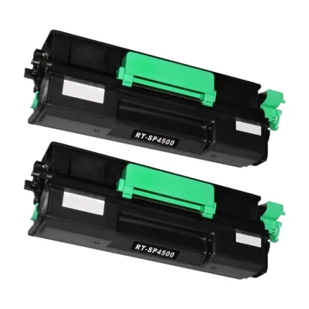 Pack 2 tóner compatibles Ricoh Aficio SP 3600 / SP 3610 / SP 4500 / SP 4510 / SP 4520 / MP 401SPF negro