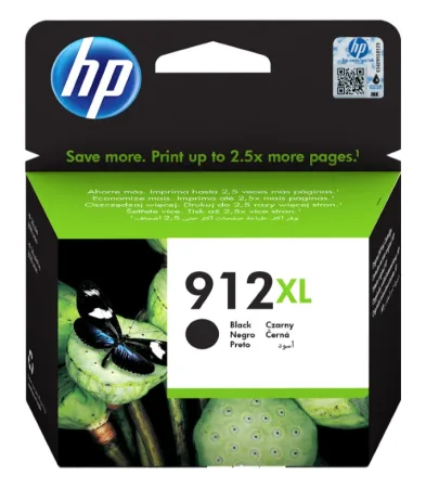 Cartucho de tinta original HP 912XL negro · 3YL84AE