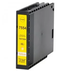 Cartucho de tinta compatible Epson T7554 XL / T7564 amarillo