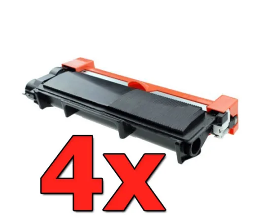 Pack 4 tóner compatibles Brother TN-2420 negro
