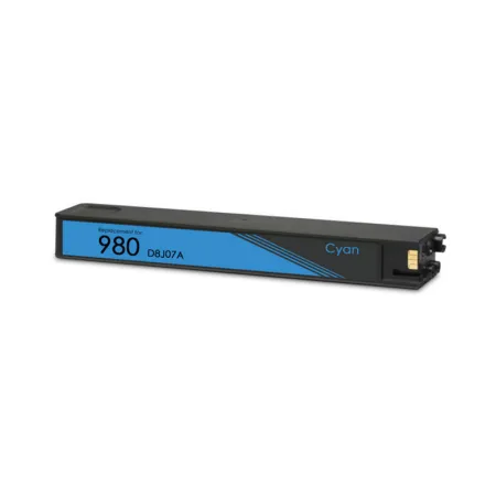 Cartucho de tinta compatible HP 980XL cian · D8J07A