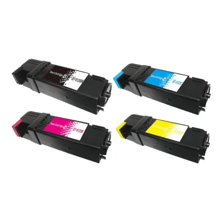 Pack 4 tóner compatibles Xerox 6125 amarillo, magenta, negro y cian