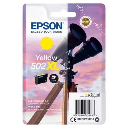Cartucho de tinta original Epson T502XL amarillo · C13T02W44010