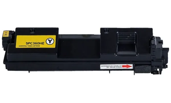 Tóner compatible Ricoh SPC360 amarillo · 408187