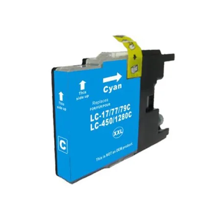 Cartucho de tinta compatible Brother LC1280 XL cian · LC1280CBP