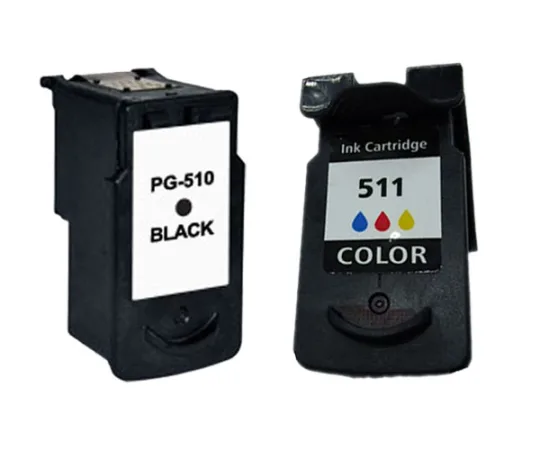 Pack 2 cartuchos de tinta compatibles Canon CL-513/PG-512 negro