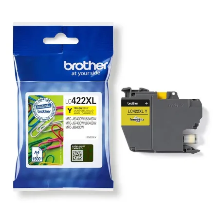 Cartucho de tinta original Brother LC422XL amarillo · LC422XLY
