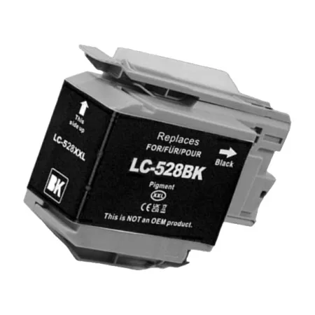 Cartucho de tinta compatible Brother LC528XL negro pigmentado