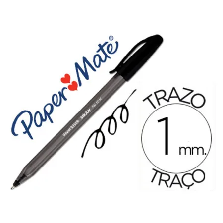 Papermate boligrafo inkjoy 100 stick negro