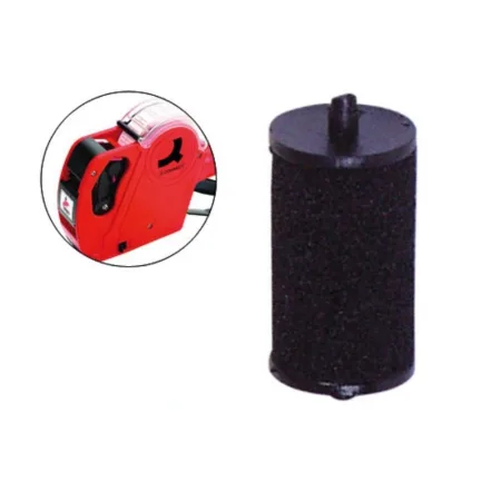 Rodillo Entintador 20 mm Tinta Color Negro para Etiquetadora Q-Connect KF00712