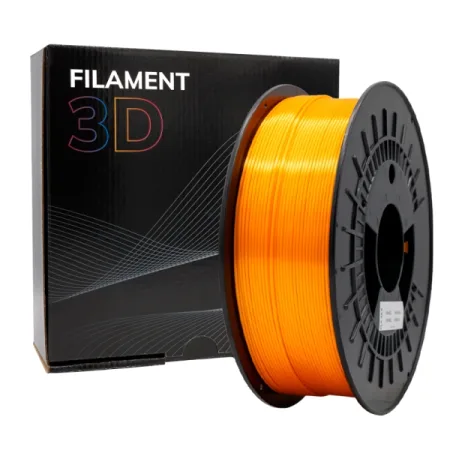 Filamento 3D - PLA SILK - Color: Naranja - 1.75 mm / 1 kg