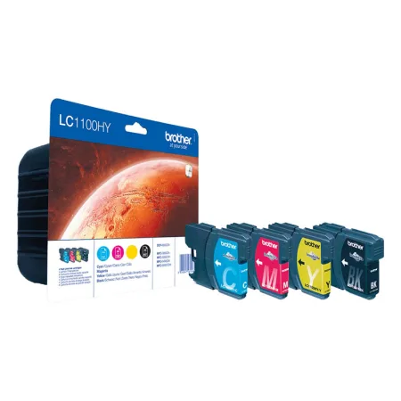 Cartucho de tinta original Brother MultiPack LC1100HYVALBP