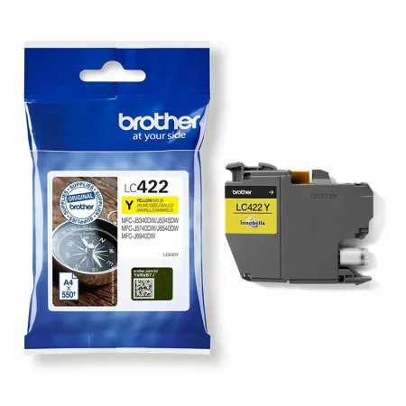 Cartucho de tinta original Brother LC422 amarillo · LC422Y