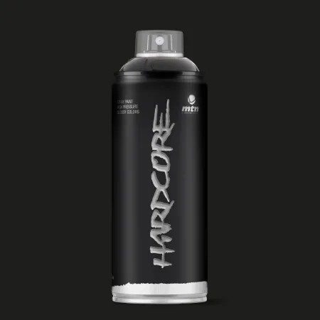 Spray de Pintura Montana Colors Hardcore RV-9011 Negro Brillante