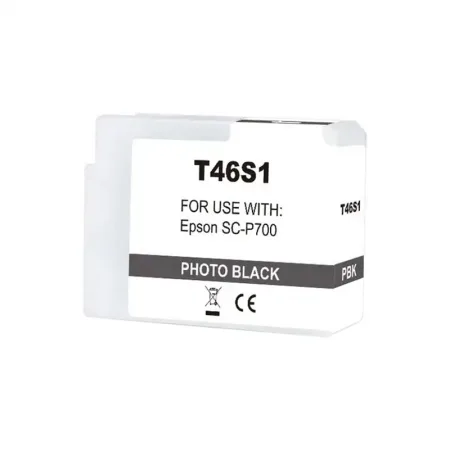 Cartucho de tinta compatible Epson T46S1 negro · C13T46S100