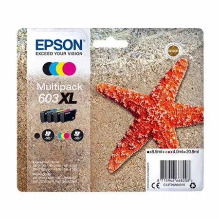 Cartucho de tinta original Epson 603XL Pack 4 · C13T03A64010