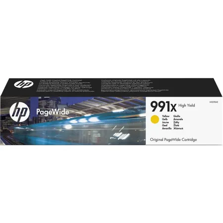 Cartucho de tinta original HP 991X amarilla pigmentada · M0J98AE