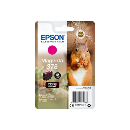 Cartucho de tinta original Epson 378 magenta · C13T37834010