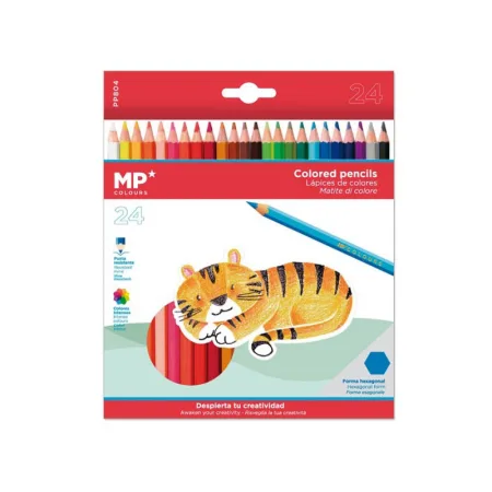 Lápices de Colores de Madera Plascolor 24u