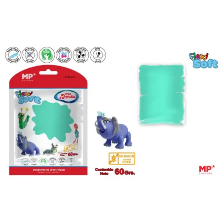 Pasta para Modelar Verde Esmeralda Flexi Soft 60g