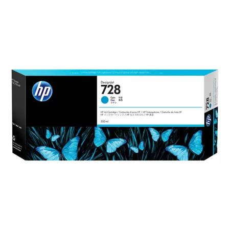 Cartucho de tinta original HP 728XL cian · F9K17A