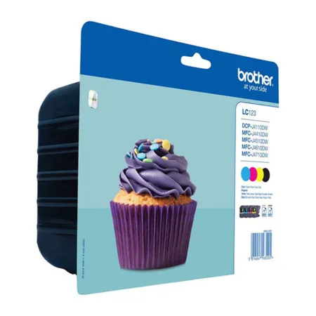 Cartucho de tinta original Brother MultiPack LC123VALBP