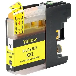 Cartucho de tinta compatible Brother LC-22E amarillo · LC22EY