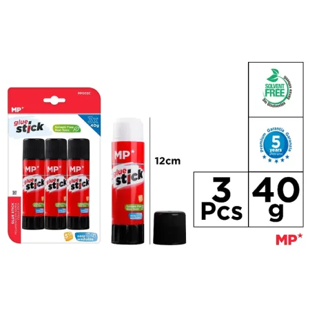 Pegamento de Barra 40G - Pack de 3 Unidades MP